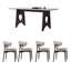 Simple and modern dining table-643572188