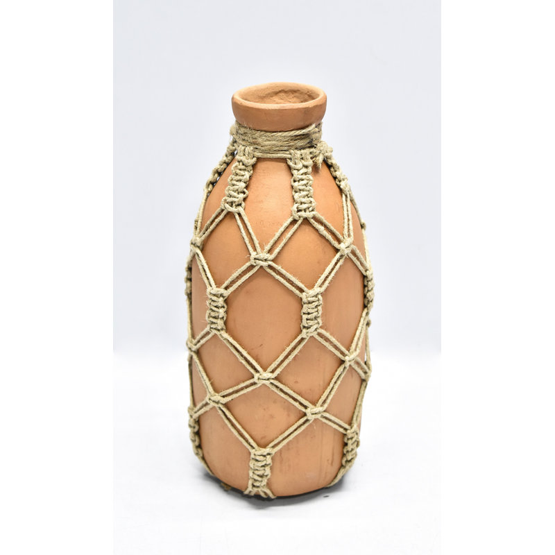 Vase de table en argile Truby, Naturel