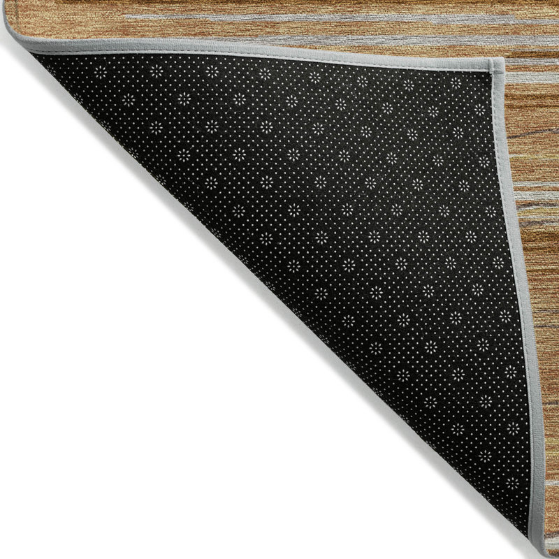 Tapis orange lavable intérieur / extérieur Ayra , 8' x 10'