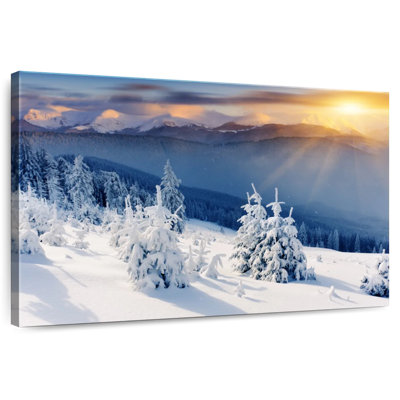 Montagne d'Alvord avec neige