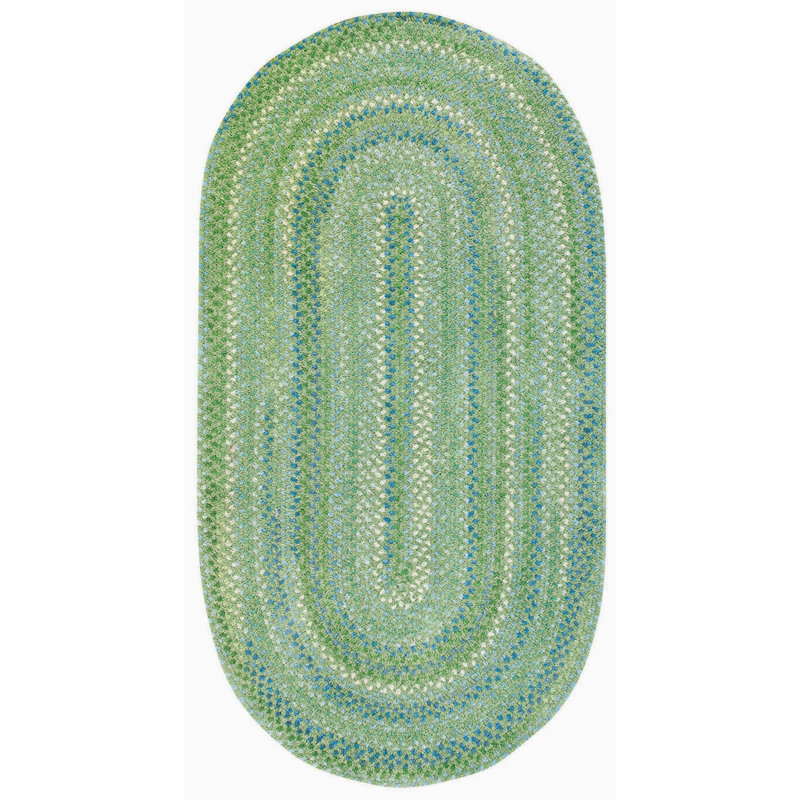 Veans Cotton Indoor Rug, Oval 9' 2" x 13' 2"
