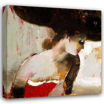  Ilku, Elena Gallery Wrapped Canvas Art Titled: Lady in Red