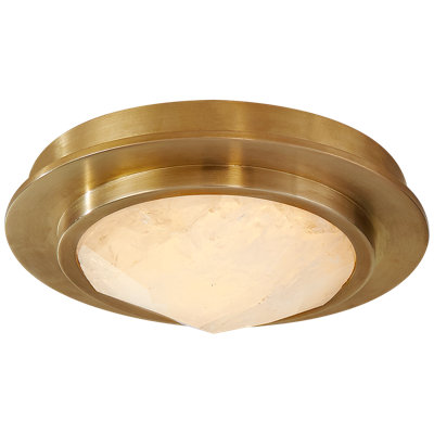 Kelly Wearstler Halcyon 5" Solitaire Bezel Flush Mount