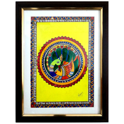 Fish And Peacock Bond | Handmade Paper | By Neena Kumari