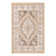 Oriental Machine Woven Polypropylene Indoor / Outdoor Area Rug in Natural