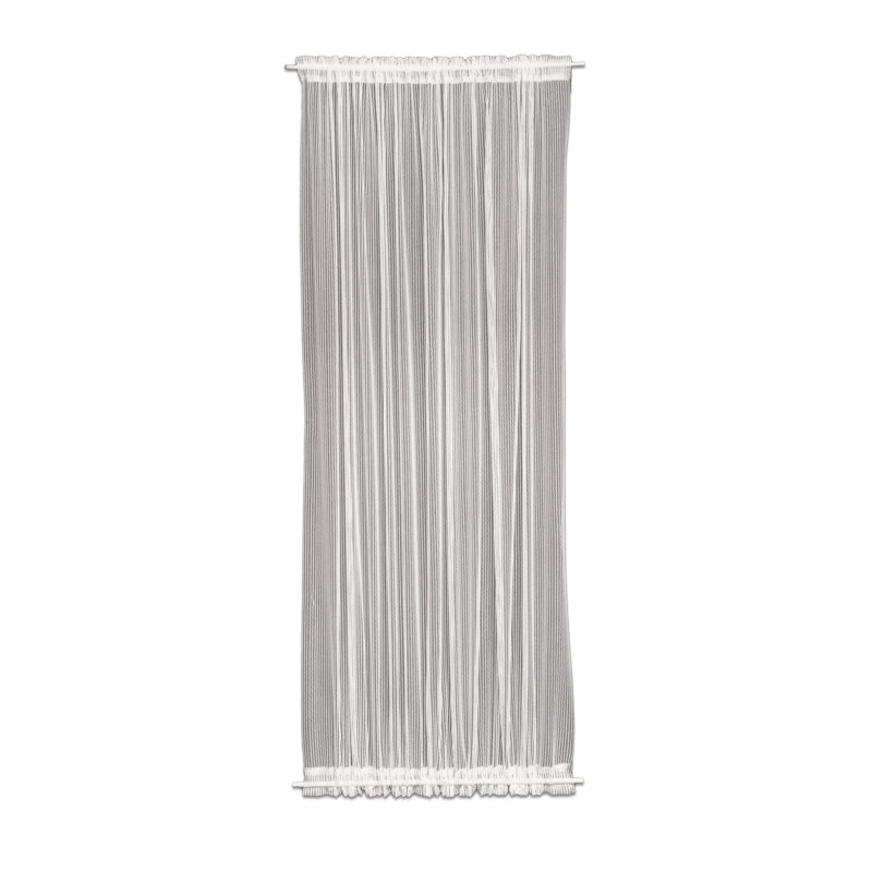 Arles Sheer Single Curtain Panel, 48" W x 40" L, Ecru
