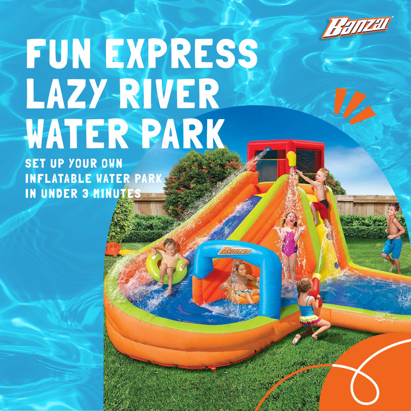 Colorful Inflatable Outdoor Adventure Water Park with Slide and Pool