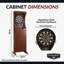 Ensemble d'armoire et de jeu de fléchettes électronique