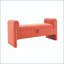 Banc de rangement en tissu avec accoudoirs 52,3 po-930539666