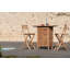 York Folding Patio Dining Side Chair with Cushion