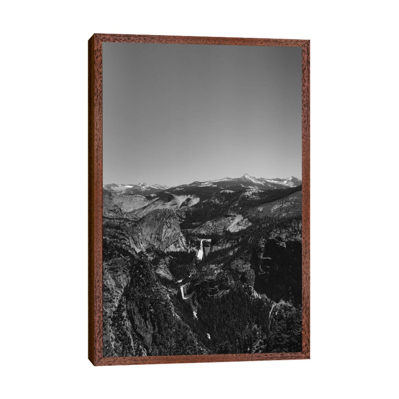 Glacier Point, Yosemite National Park III by Bethany Young - Print on Canvas, Classic Brown Wood Framed