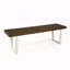 Banc d'extérieur en métal / bois-130374747