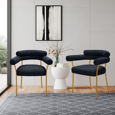 Artrina Boucle Upholstered Arm Chair