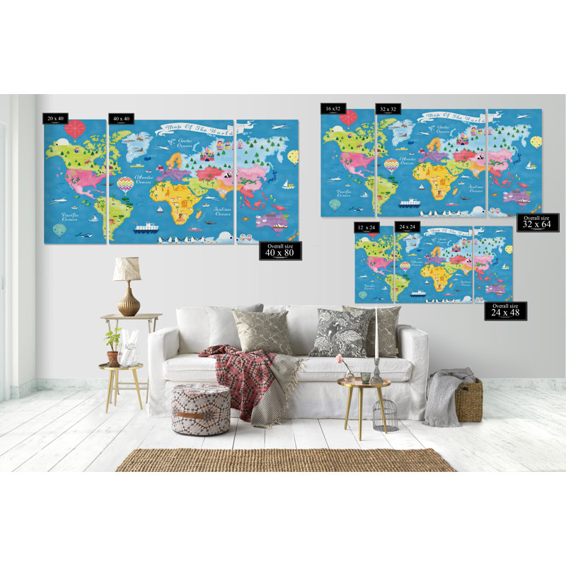 Une « course de première qualité » dans le monde», reproduction d’image multi-pièces sur toile, H 40 po x l 80 po x P 1,5 po