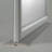 Silver Metal Beveled Picture Frame