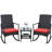 Anila 3 Pieces Patio Furniture Set Rocking Chairs Bistro Sets Outdoor Conversation Sets With Coffee Table-1608326303