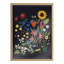 Art mural encadré "Dark Flora" par Hannah Beisang