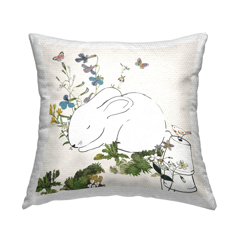 Coussin d'extérieur Sleeping Bunny
