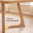 Nandan Ash wood household rectangular plate dining table-80141922