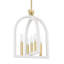 Luminaire suspendu de style lanterne à 5 lumières Vincenz