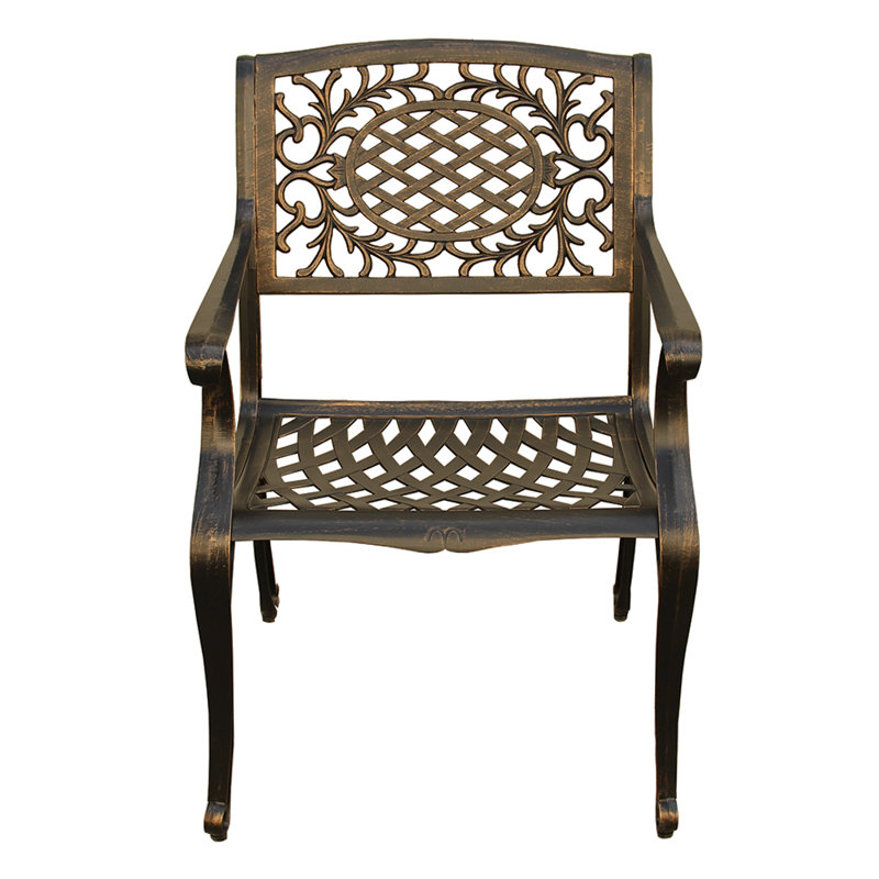 Casavant Outdoor Dining Armchair, Bronze
