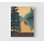 Reproduction d'affiche d'art canot, impression encadrée de canotage, art mural surdimensionné d'affiche de canot, affiche de paysage de lac, impression d'art de montagne 24 x 32 po