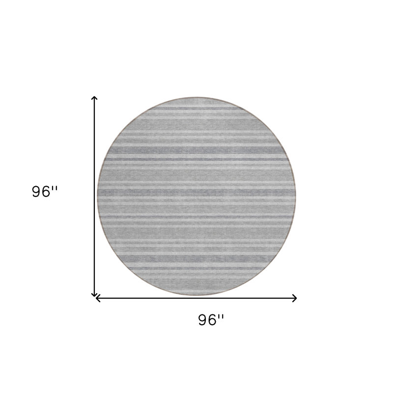 Tapis d'intérieur rond 8 po