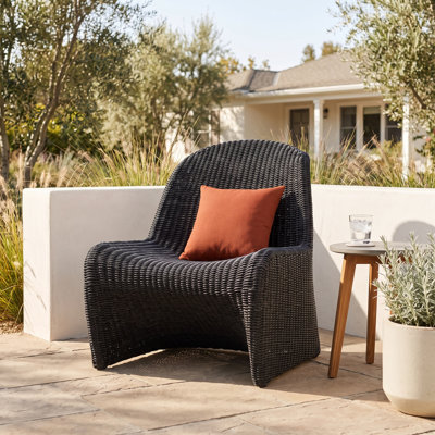 Chaise d'appoint en osier Daughtery
