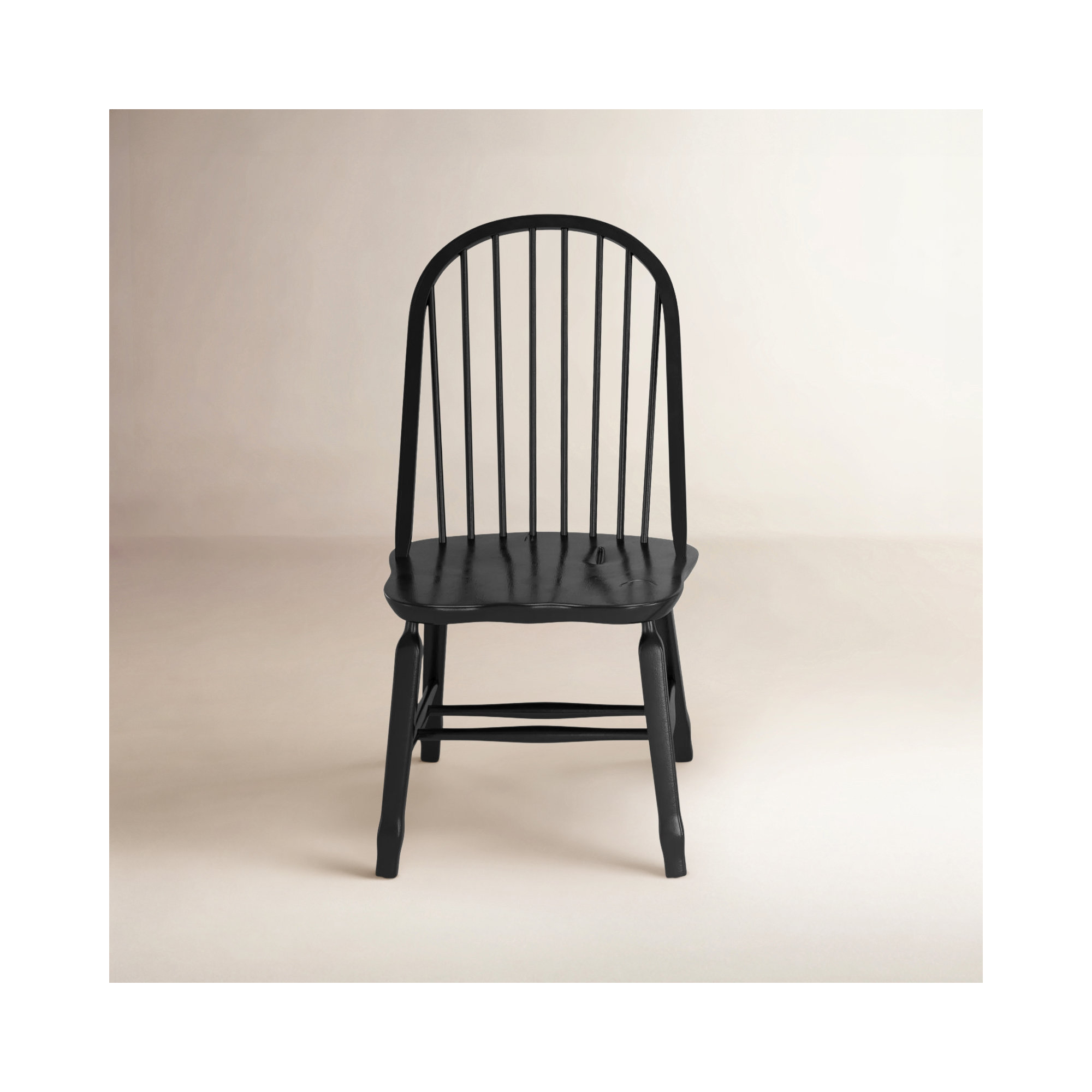 Makira Windsor Chair, Black