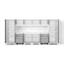 Ensemble de 12 armoires de garage Bold XL Series Platinum avec outil, base, armoires murales, plan de travail en acier inoxydable et Casiers-119222193