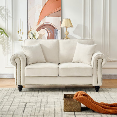 Luxurious Velvet Sofa with High-Density Foam and Sturdy Wood Frame for Ultimate Comfort and Style