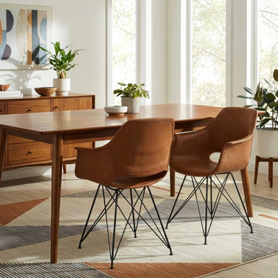 Chaise de salle à manger rembourrée Marilyn
