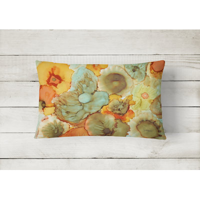 Floral Outdoor Throw Pillow