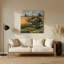 "Farm brouettes", art mural en métal beige-1083950763