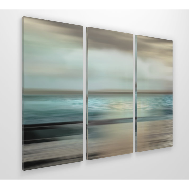 Chatoyante-mer à multiples images sur toile, H 24 po x l 36 po x P 1,5 po