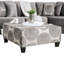 Repose-pieds carré de style transitionnel-884025409