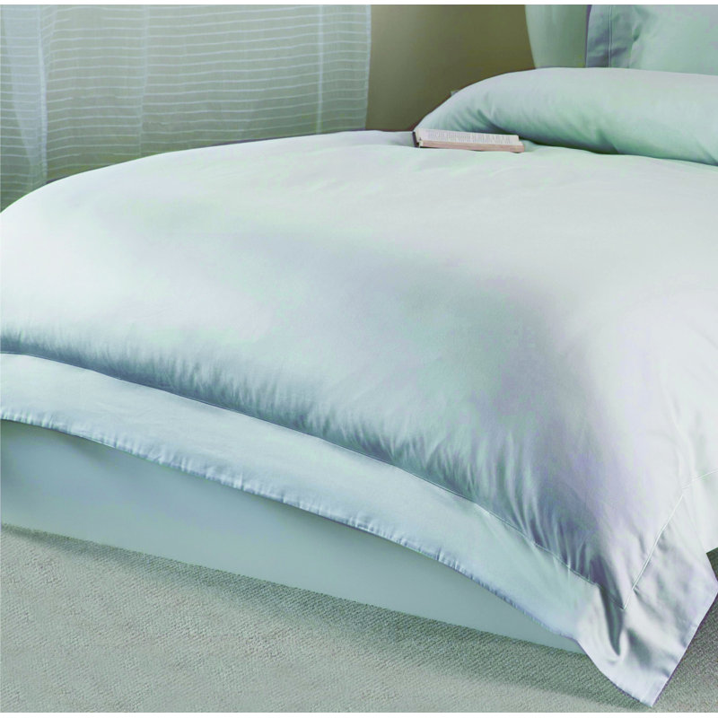 Sateen Fitted Sheet, Super King (6'), Platinum