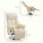 Adjustable Swivel Recliner with Footrest