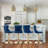 360°Swivel Adjustable Counter Height Bar Stools-1460294606-1460294595-1460294585