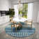 Abheer Chenille Washable Ikat Rug