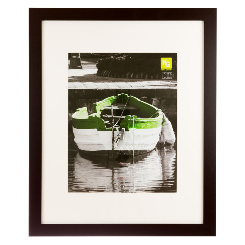 Cadre photo simple mat Barrville, Espresso, 16 po x 20 po