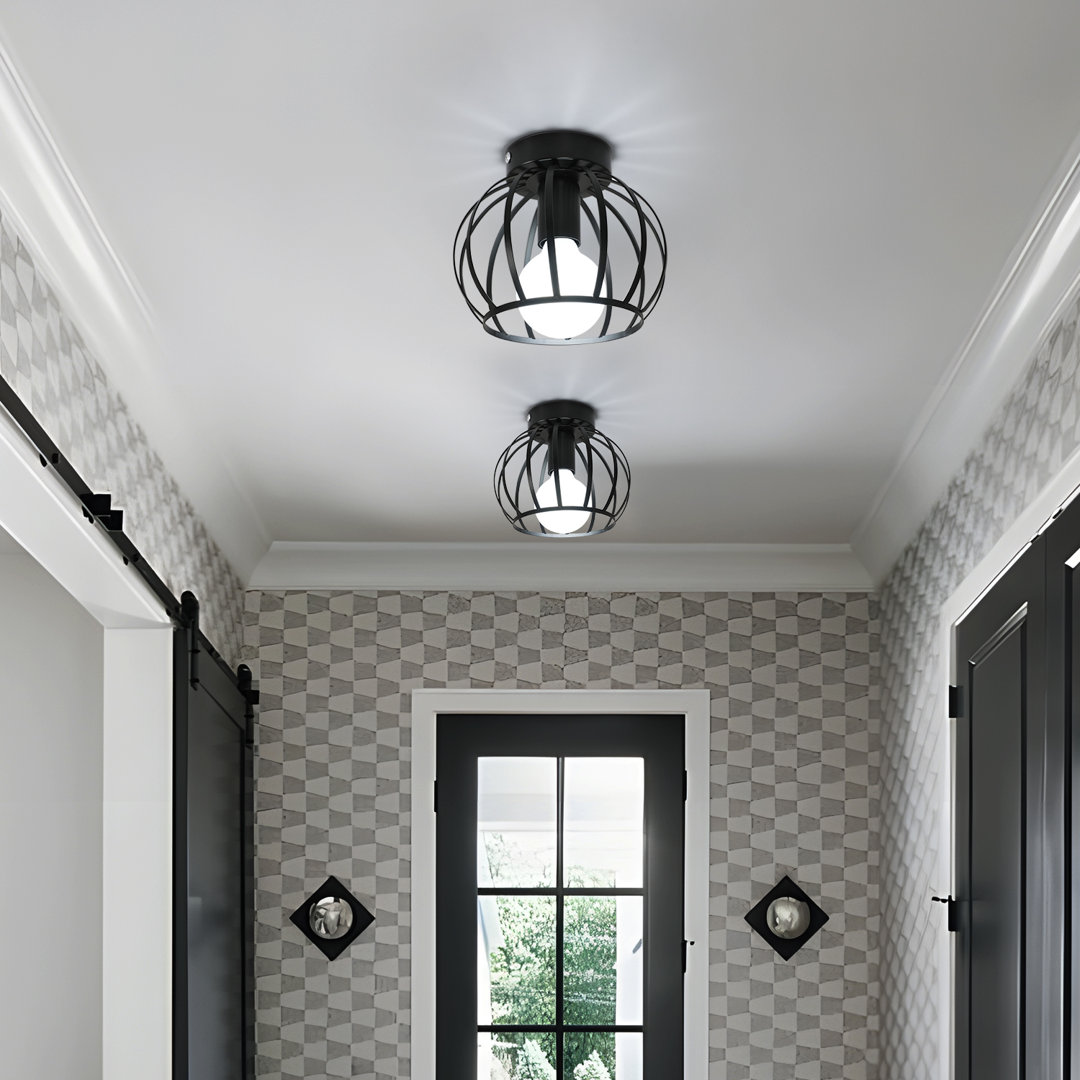 Vintage Semi Flush Mount Ceiling Light Fixture