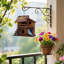 Maison d'oiseaux en bois Mohit, maison d'écureuil pour petits oiseaux
