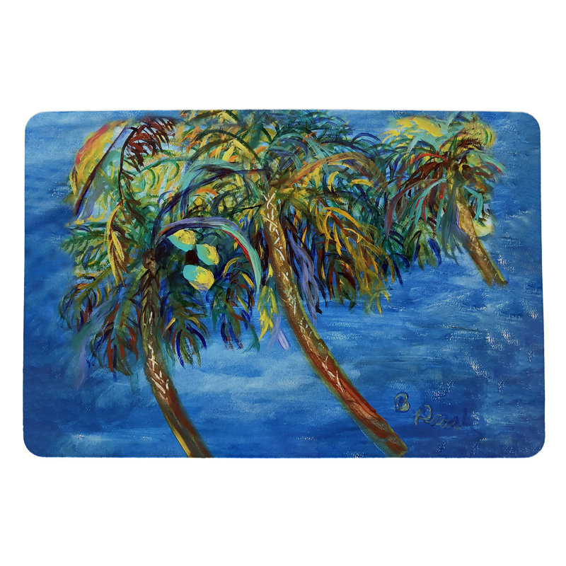 Heba Non-Slip Doormat, 18" W x 26" L