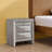 Loviisa Silver Champagne Nightstand Set Of 2-184513043