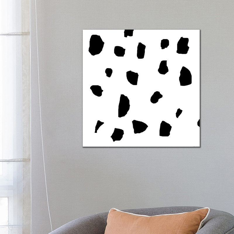 Black Raining 1 Piece Wrapped Canvas Wall Art, 66.04cm H x 66.04cm W x 1.91cm D