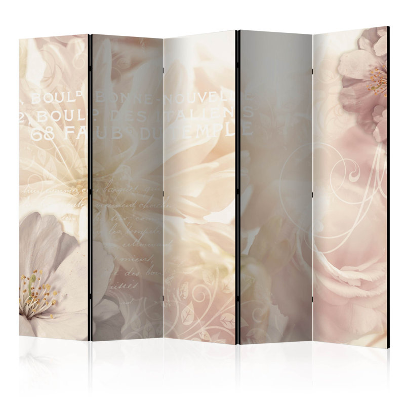 Arsen 172cm H Solid Wood Folding Room Divider, 5