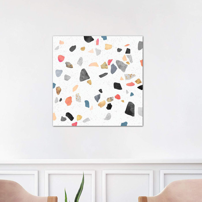 Terrazzo Treasure by Elisabeth Fredriksson - Print on Canvas, Wrapped Canvas, 66.04 cm H x 66.04 cm W x 1.91 cm D