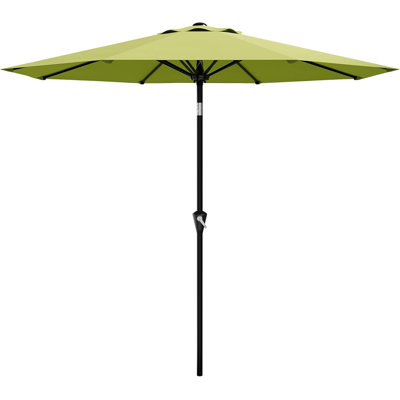 9FT Patio Umbrella, with Smooth Crank Lift