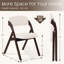 Chaise rembourrée empilable rembourrée et rembourrée-115937642